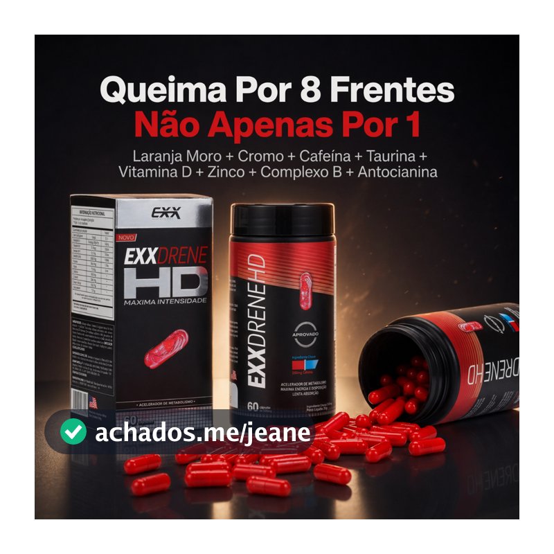 Lipo HD 60 Cápsulas Exx Nutrition Suplemento Treino Academia Adultos Rotina Ativa Diário