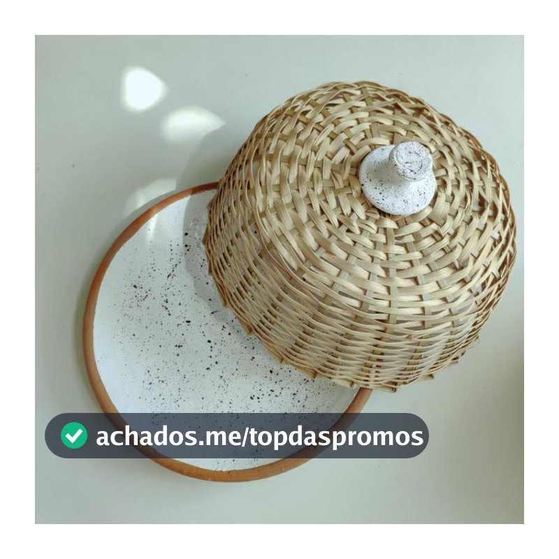 BOLEIRA DE PALHA e CERÂMICA ARTESANAL