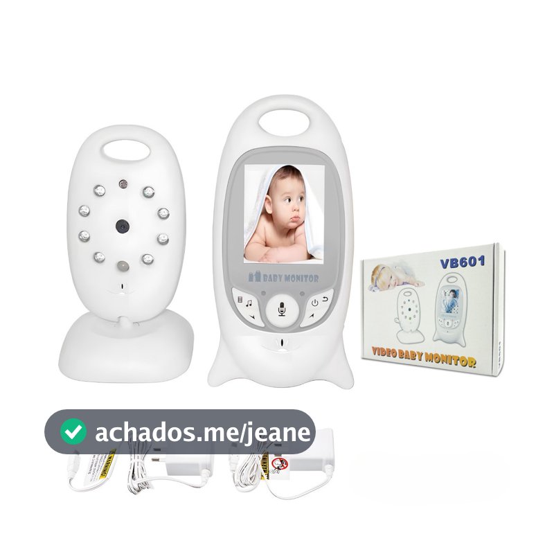 Babá Eletrônica Sem Fio Digital Com Visão Noturna