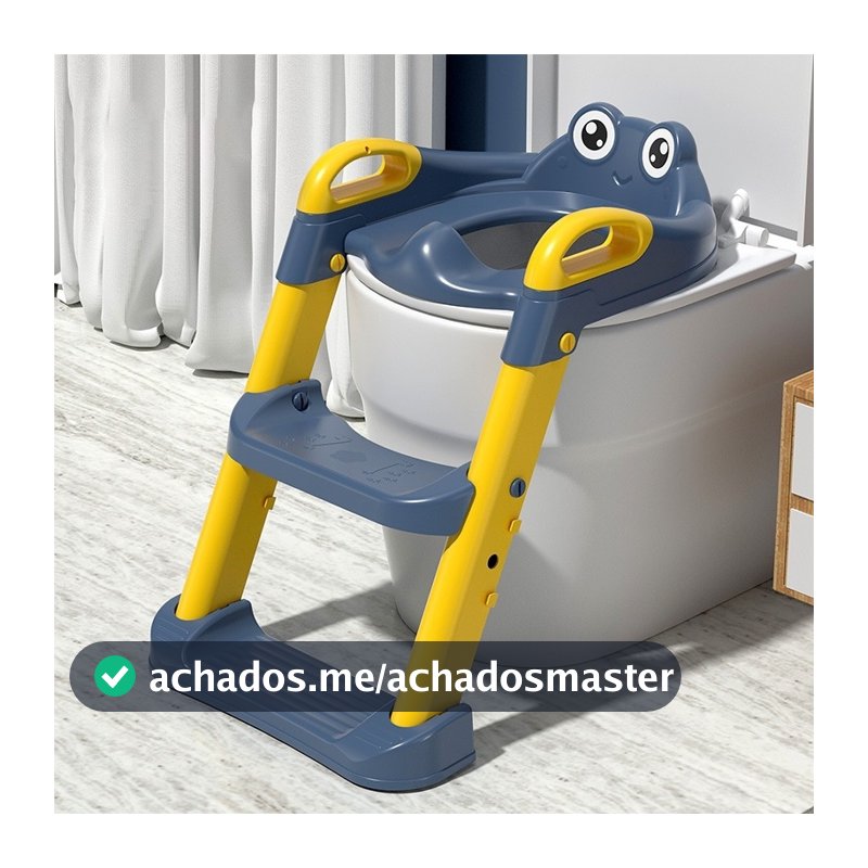 JOYA KID Assento Redutor Infantil com Escada para Vaso Sanitário，Altura Ajustável