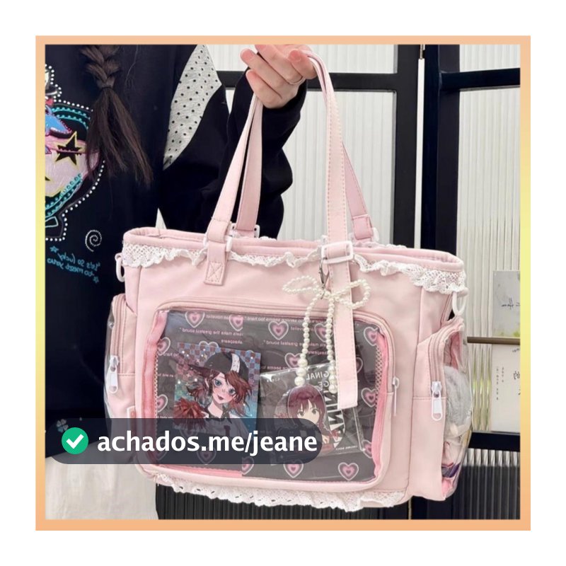 Versátil Transparente Itabag Bolsa De Ombro Japonesa De Alta Capacidade Encantadora Kawaii Anime Sacola Para Uso Diário