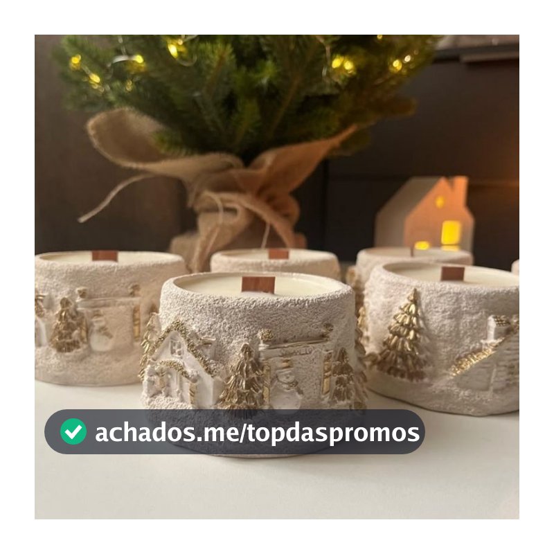 Vela de Natal Aromática - Snow Town - Art Est