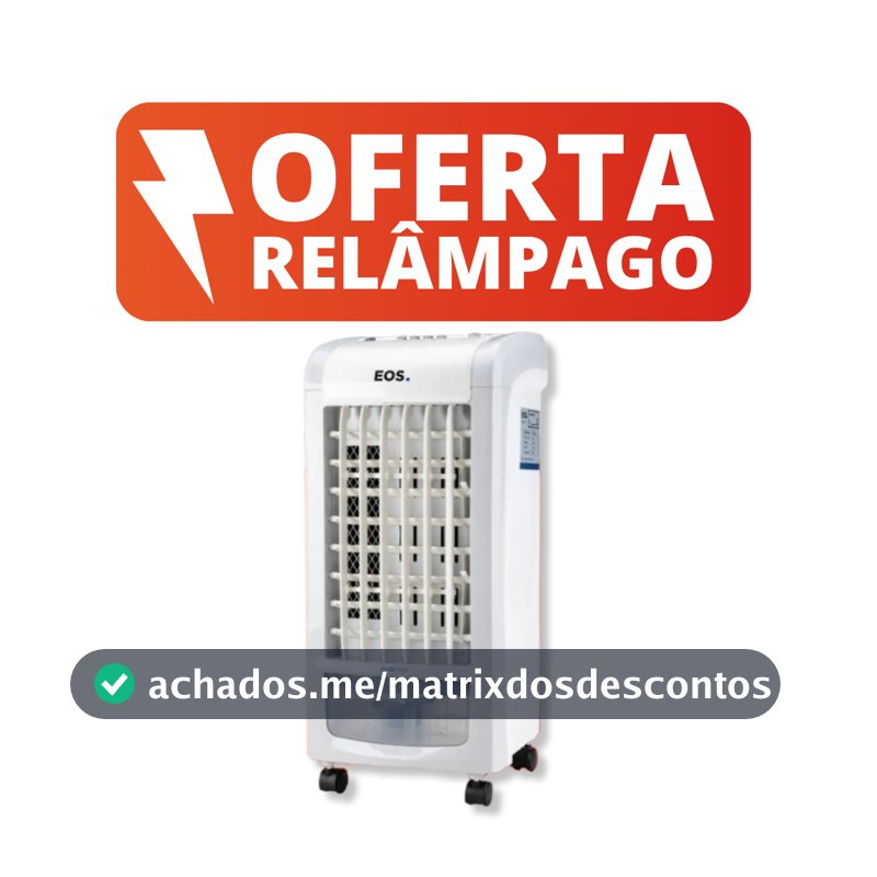 Climatizador de Ar Portátil 4 em 1 EOS Artic Fresh 3,5 litros 110V