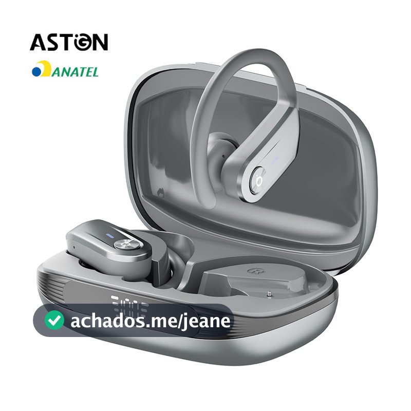 Astgn X Basike Fone de Ouvido Sem FioTWS IPX6 Cancelamento de Ruído|8h Bateria|ToqueDisplay Digital