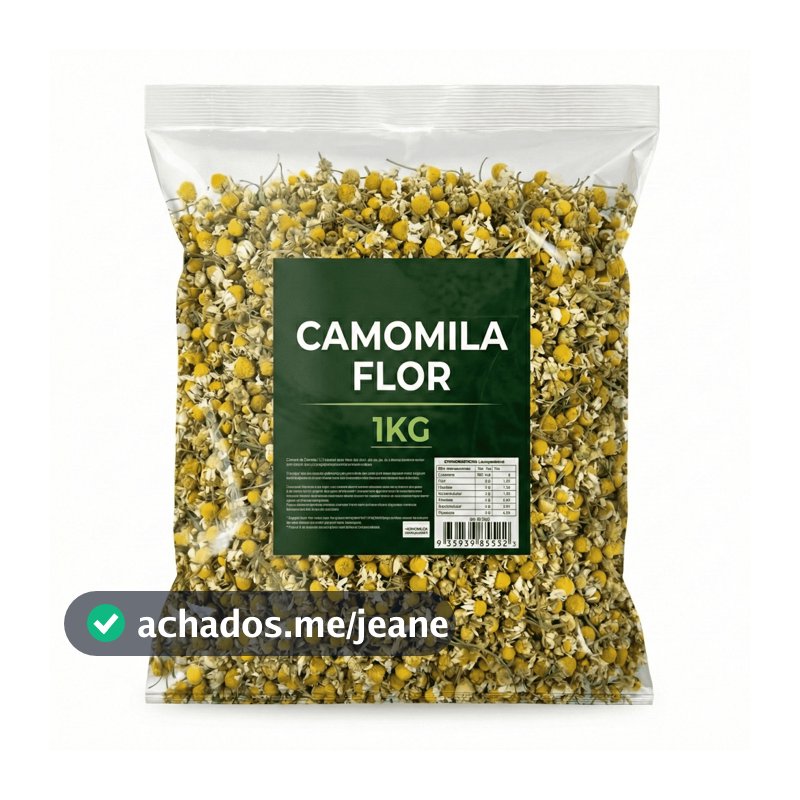 Camomila Flor chá natural 1kg 500g 250g Natunutri