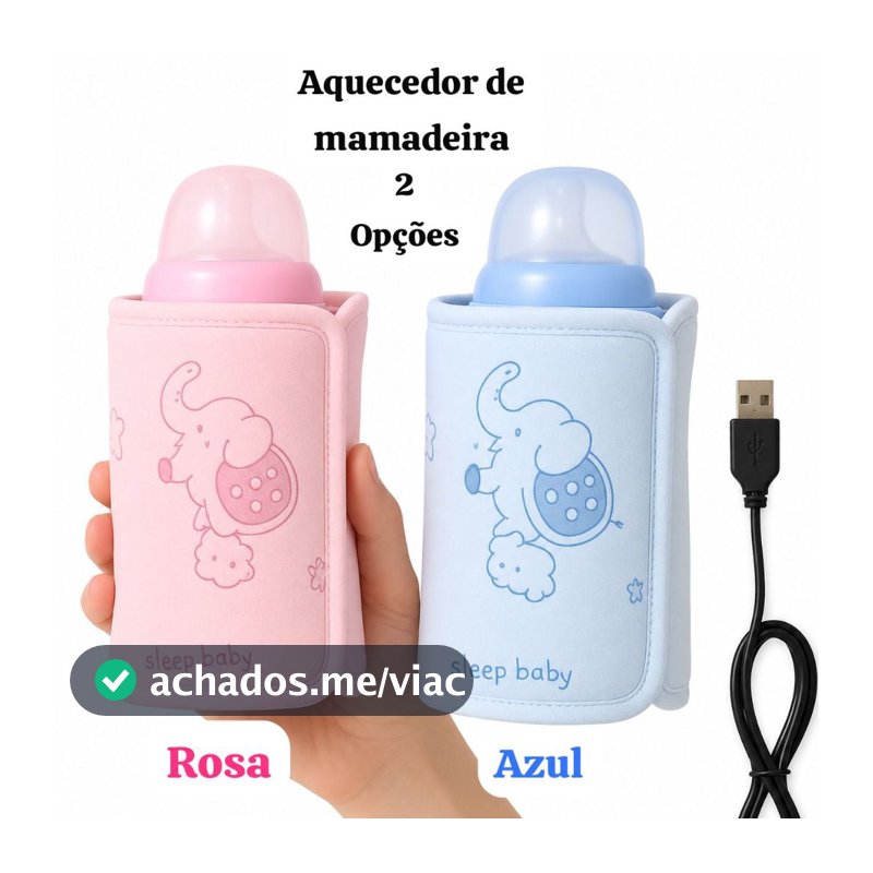 Aquecedor de Mamadeira USB Baby – Praticidade para o Dia a Dia!
