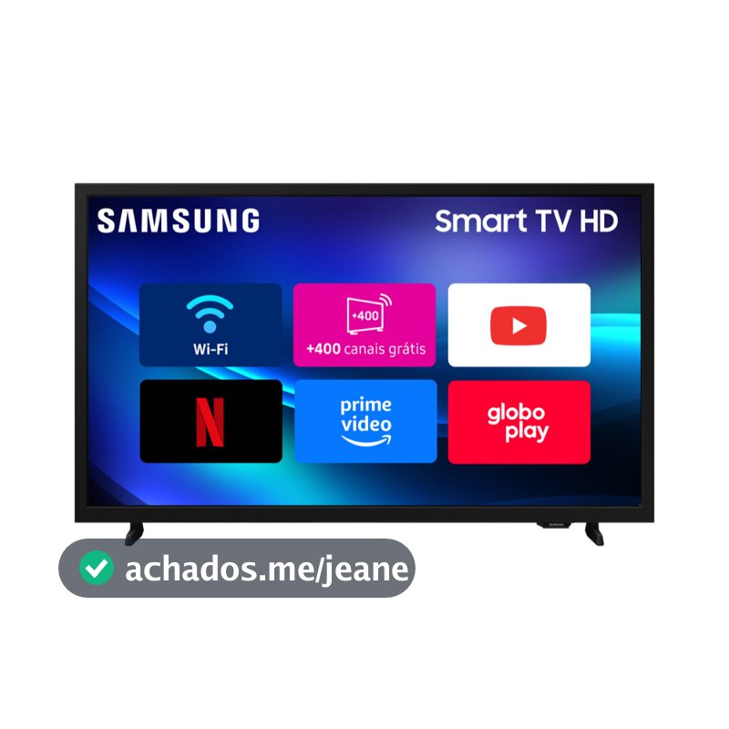 SMART TV SAMSUNG 32" HD MOD H5000F PRETO BIVOLT