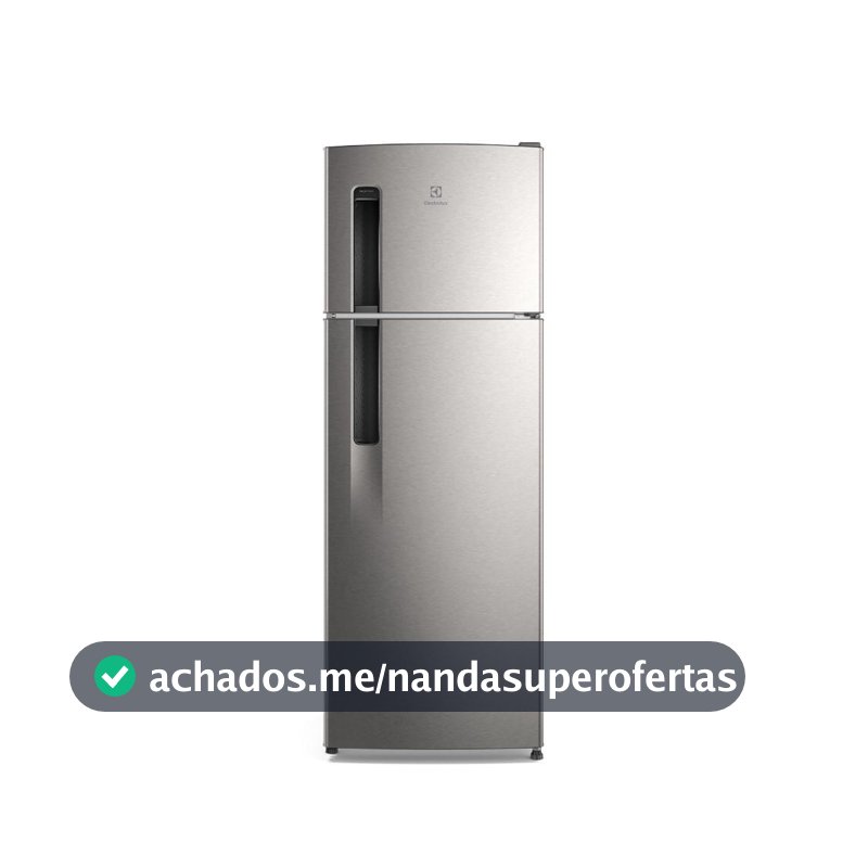 Geladeira Electrolux Frost Free 320L Duplex Inox Look (TF38S)