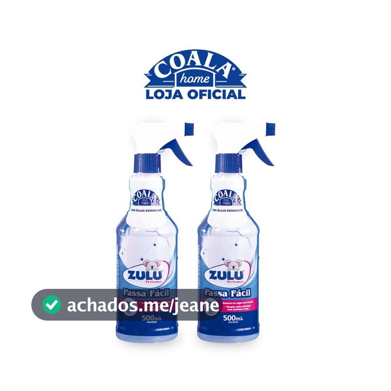 Kit 2 Passa Fácil Coala/Zulu Perfumes