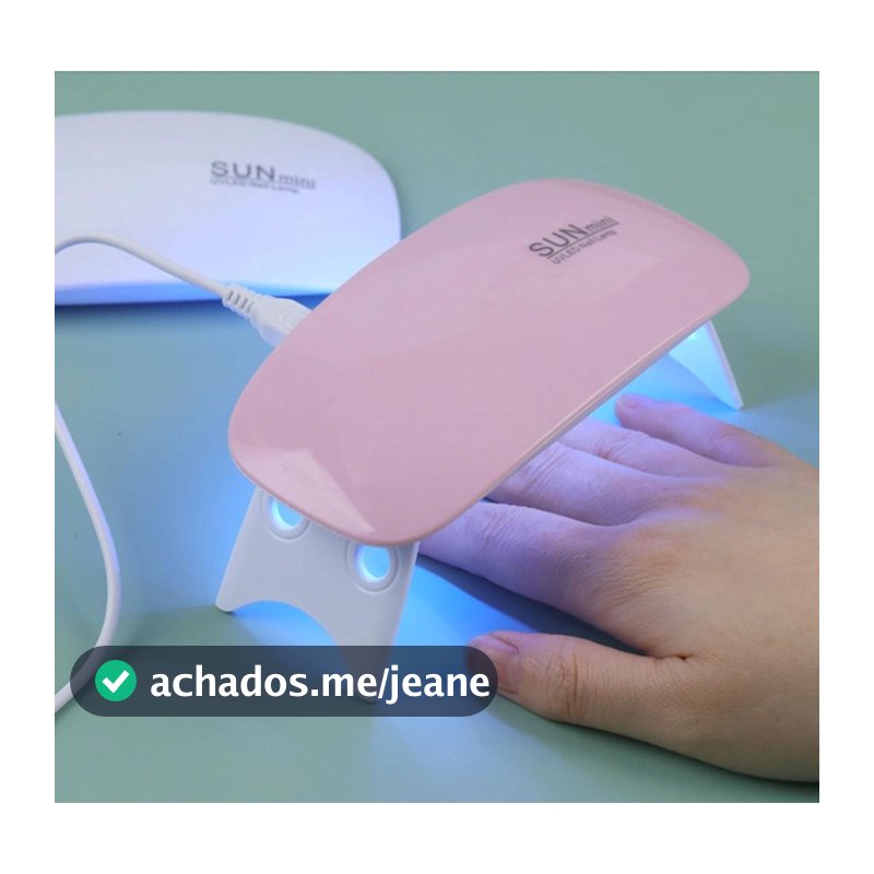 Cabine UV LED Sun Mini 6W Portátil | Forninho Secador de Unha Gel Esmaltação Rápida
