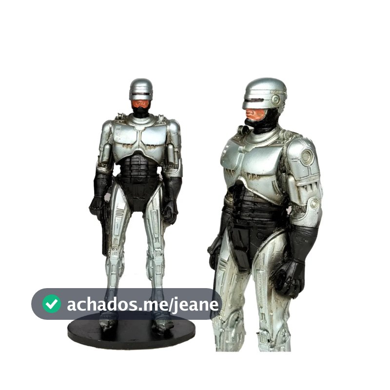 Estátua Boneco Action Figure Robocop Resina Geek