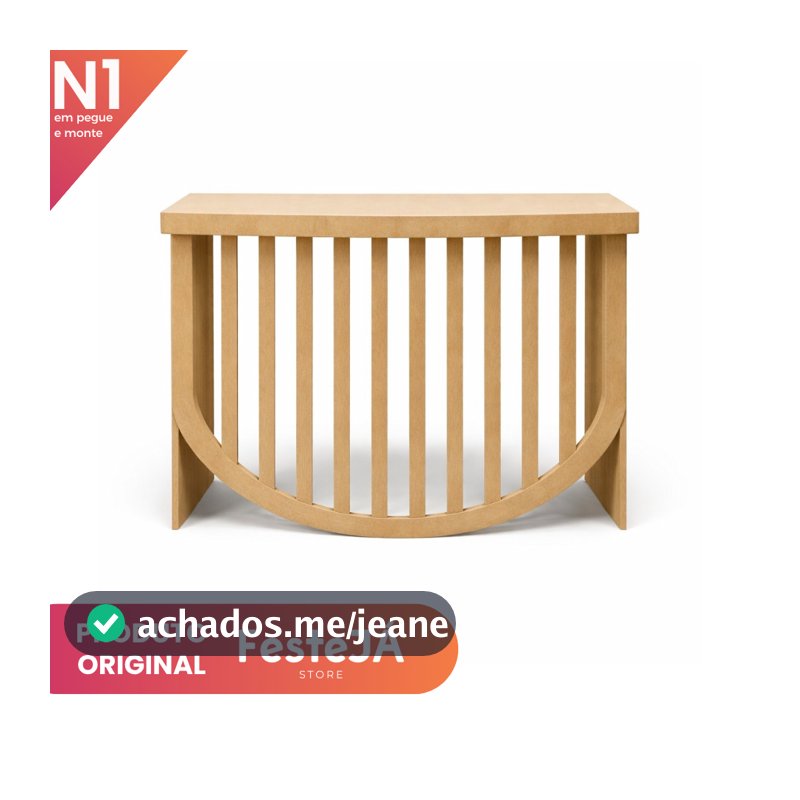 Mesa Ripada Oval MDF Pegue e Monte Decoração Aniversário Festa Casamento Elegante