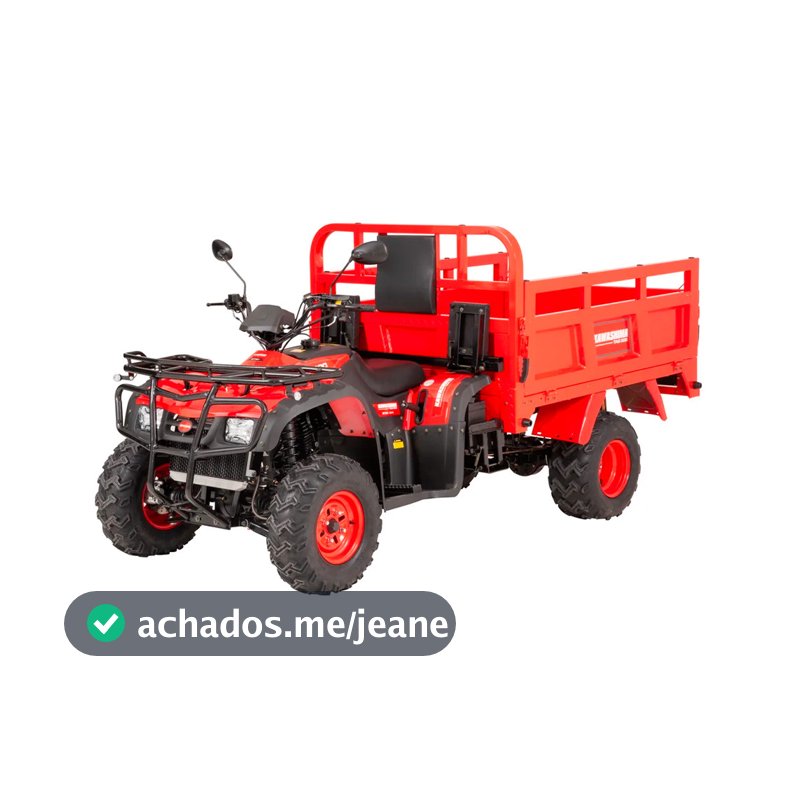 Transportador Agrícola Motor 4T 275.3cc 4x4 + Caçamba Basculante Capacidade 400kg Kawashima TAG300