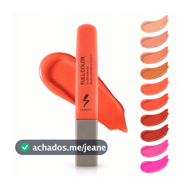 Blush Líquido Full Color Lp Beauty Alta Pigmentação Acabamento Matte Efeito Natural
