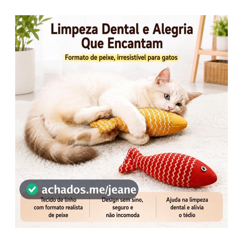 Peixe De Pelúcia Realista Com Catnip Erva De Gato Brinquedo Interativo Alívia Tédio Gatos brinquedo para gatinho