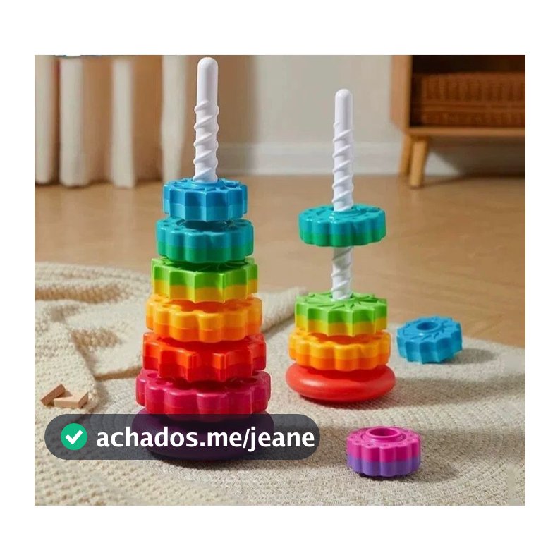 GIRO MÁGICO BRINQUEDO INFANTIL EDUCATIVO 3D COLORIDO