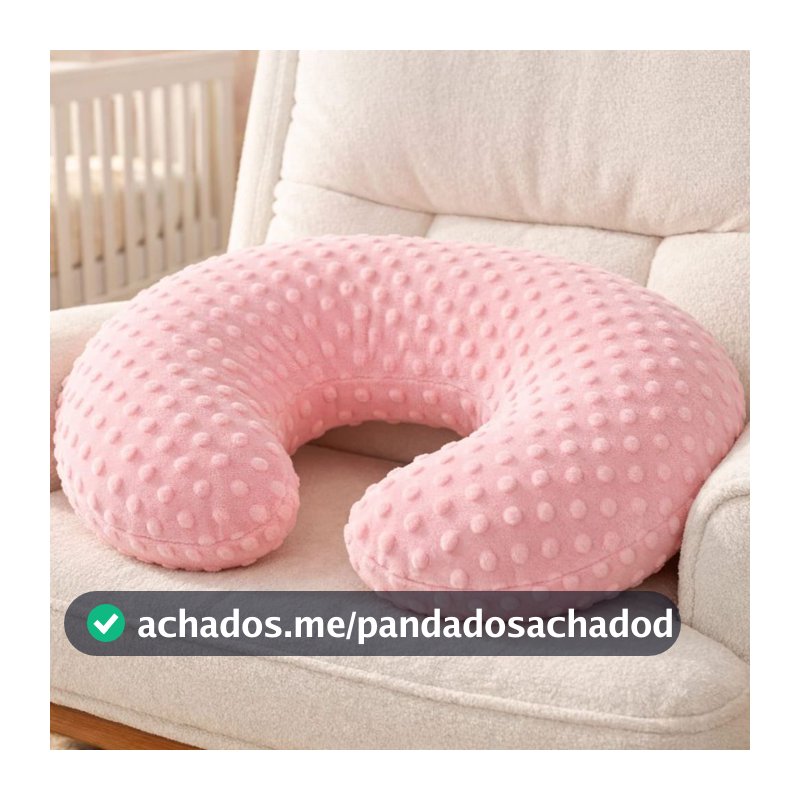 Almofada Amamentação Ergonômica Conforto Bebê Mãe