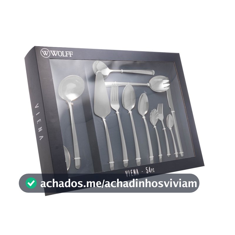 Conjunto Faqueiro Peças Aço Gift Box Viena Wolff