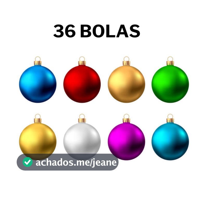 Enfeites De Natal Bolas De Natal Enfeite 36 Unidades Decoração Natal