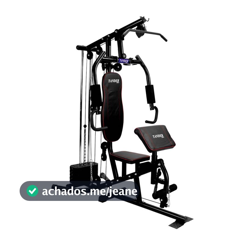 Estação de Musculação com 80kg de Peso - TFEM80K
