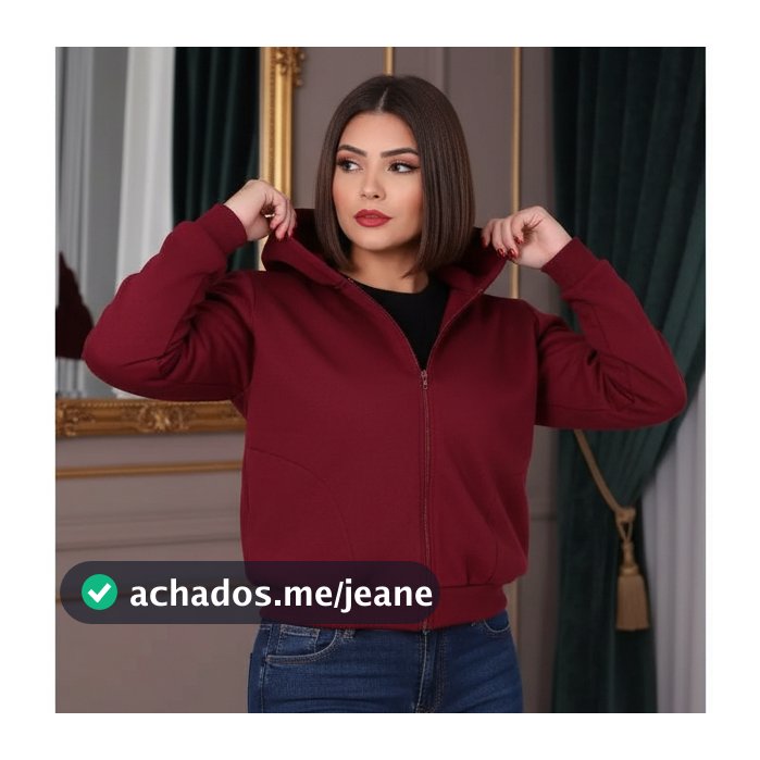 Moletom Feminino Básico Casual Liso com Capuz e Bolso Confortável e Perfeito para o Dia Inverno Frio