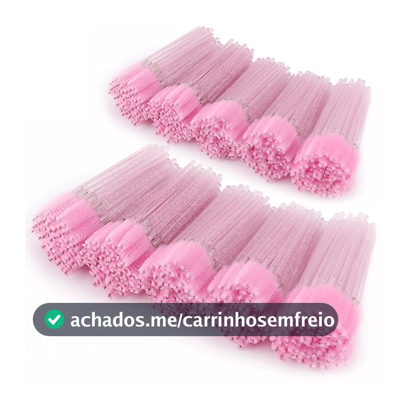 Kit Escovinhas Com Glitter Extensão De Cilios Sobrancelha Micropigmentação ATACADO