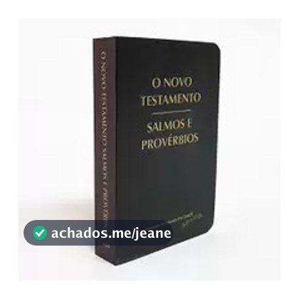 Novo Testamento de Bolso | ACF | Salmos e Provérbios | Preto