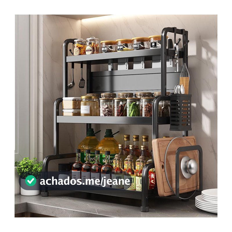 porta tempero coisas de casa prateleira cozinha organizador de cozinha de aço inoxidável itens de cozinha