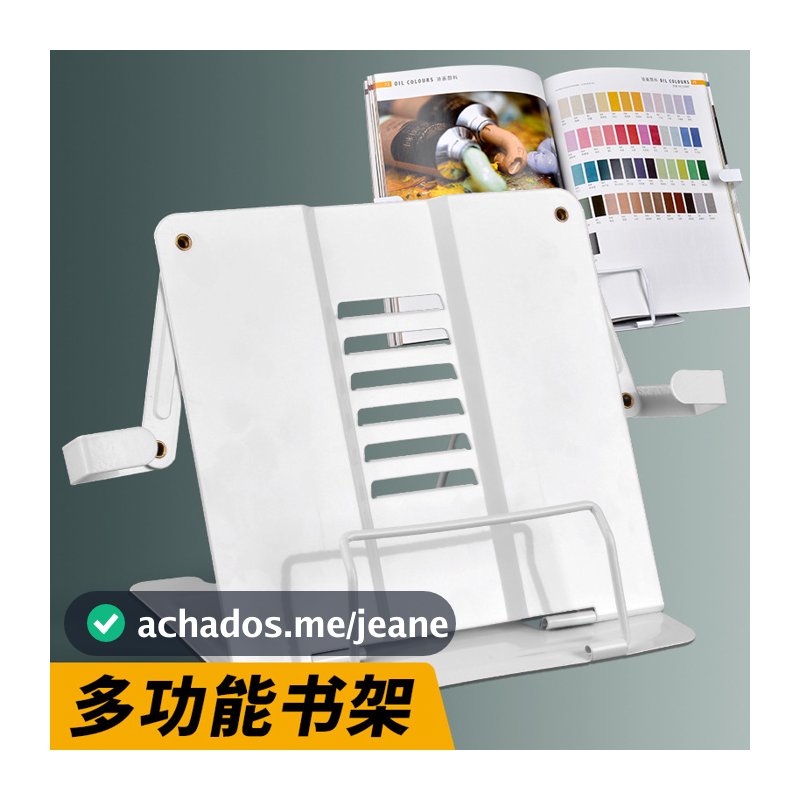 Estante de leitura infantil Leitor multifuncional Estante de mesa Livro de leitura Flip Book Clip Book Support Book Stan