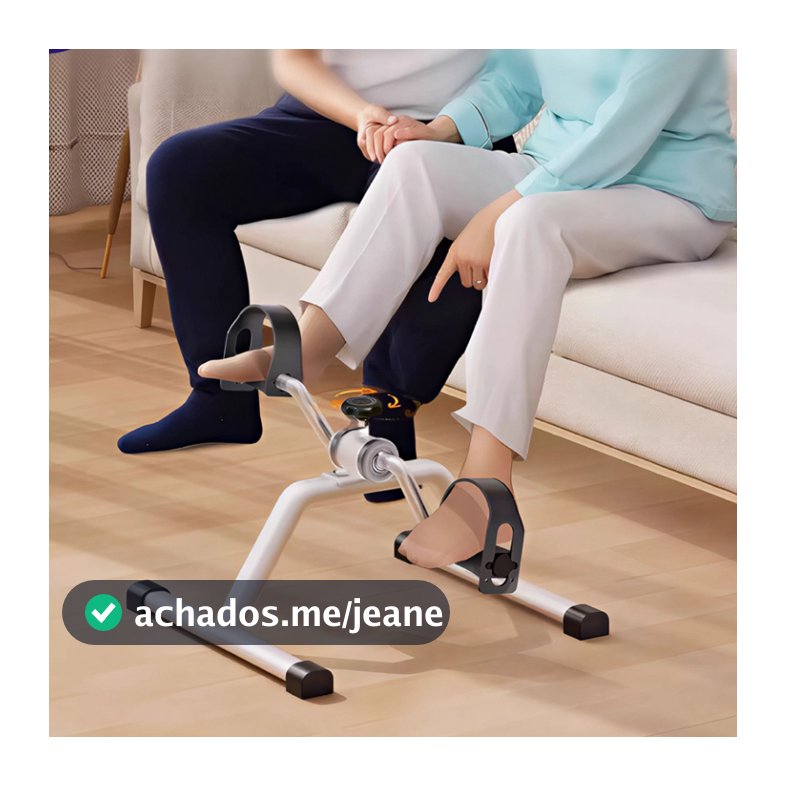 Mini bicicleta ergométrica Exercitador de pedais Equipamento de ginástica para idosos Exercício em casa Para exercícios