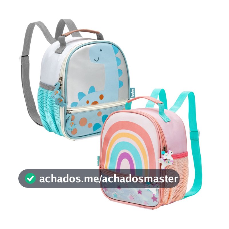 Lancheira Térmica Escolar Infantil 25x11cm Buba Magic