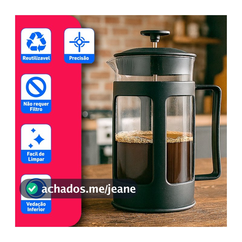 Cafeteira Francesa Cremeira 350ml Inox Leite Café Chá - Bhz Store