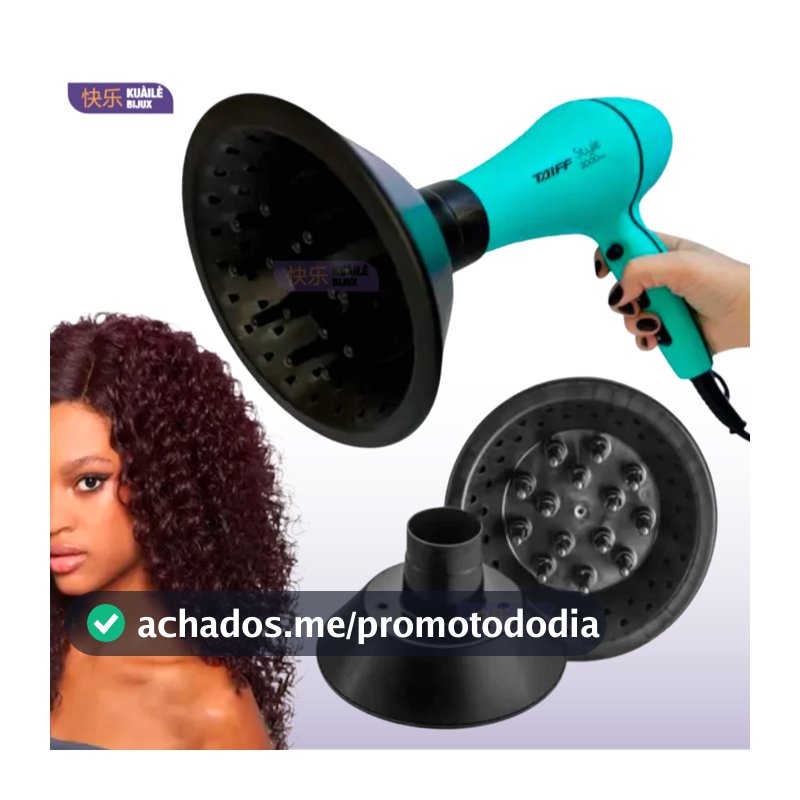 Difusor de Cachos Ar Universal para Secador de Cabelo