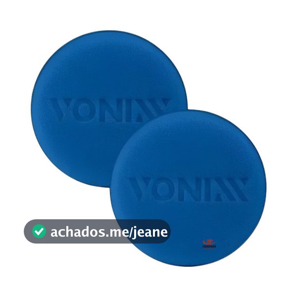 Aplicador De Espuma Vonixx Para Ceras Hidratantes Kit 2 Unidades