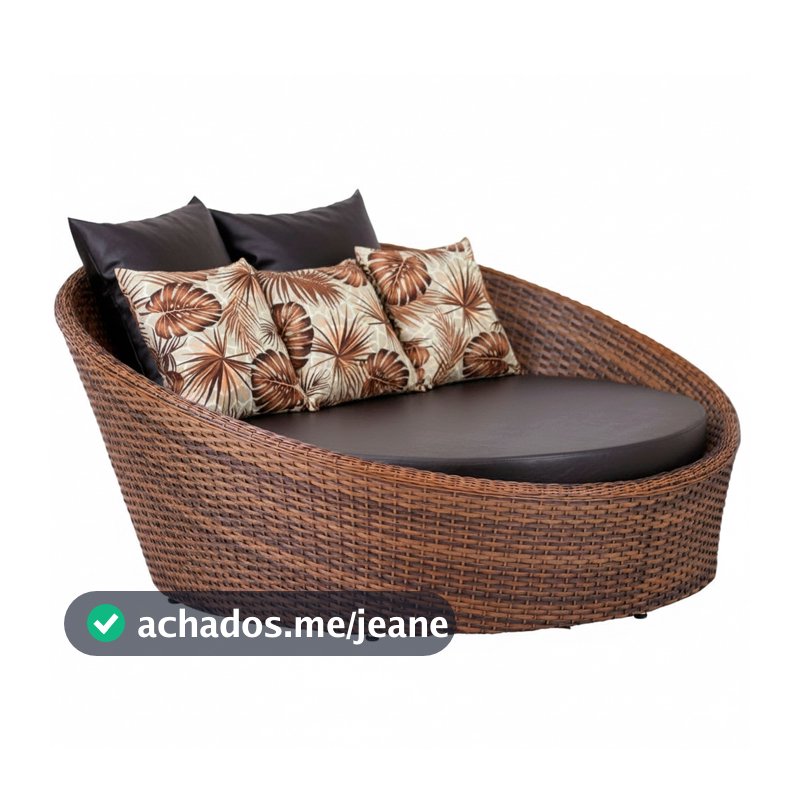 Chaise Sofá Livia Para Varanda Jardim Piscina Trama Original