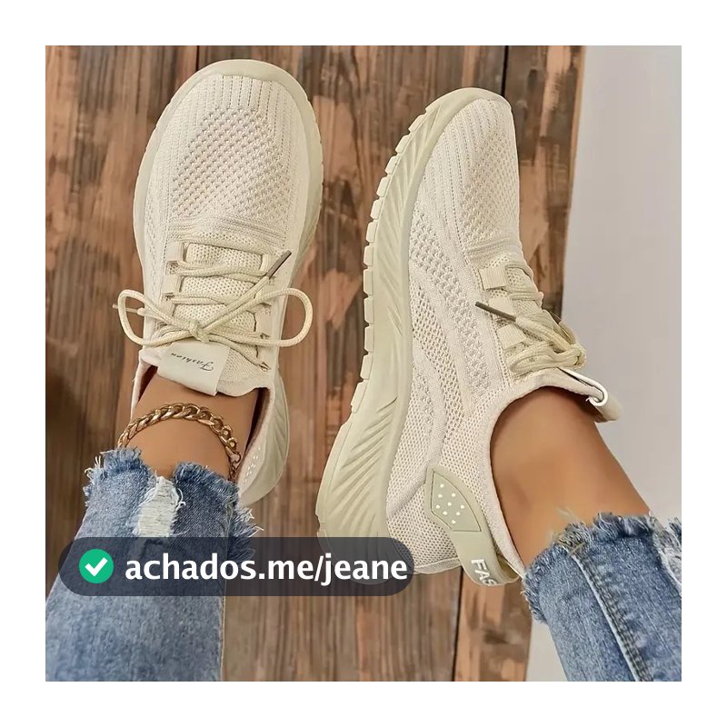 Calçados esportivos elegantes respiráveis femininos - tênis casuais para corrida e tênis para todas as estações,