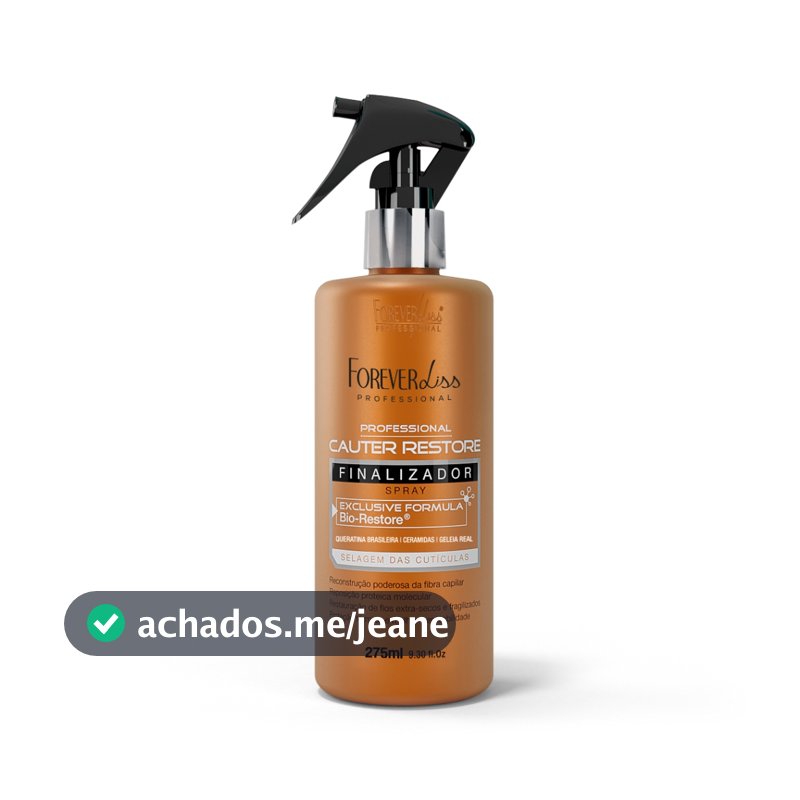 Spray Finalizador Cauterização Capilar Forever Liss 275ml