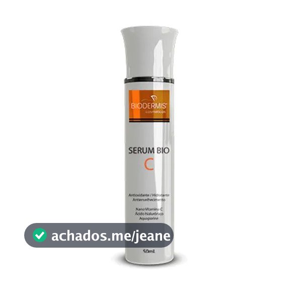 Sérum Facial Vitamina C 20% E Ácido Hialurônico, Hidratante, Revitalizante, Antioxidante, Biodermis