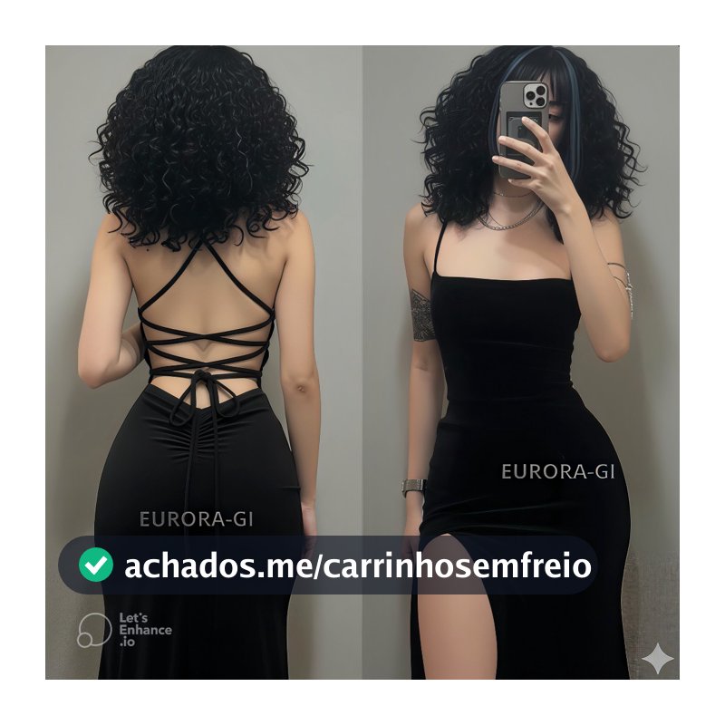 Vestido Longo Feminino Elegante Costas Nuas Traçada Com Fenda Empina Bumbum Tecido Anarruga Premium