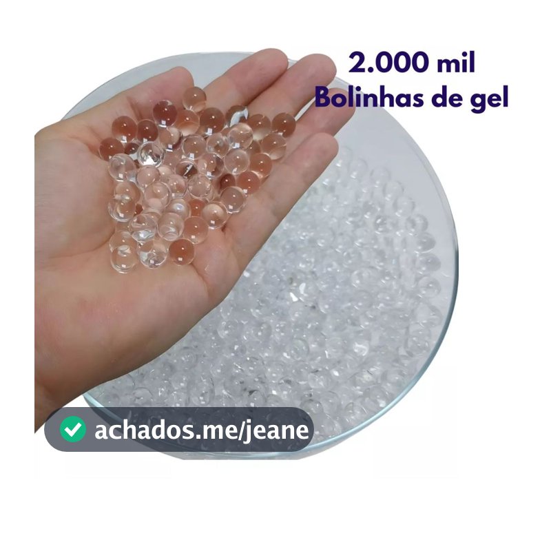 2000 Bolinhas De Gel Transparentes que Crescem na água Hidrogel Decoração Vaso Planta Anti Stress