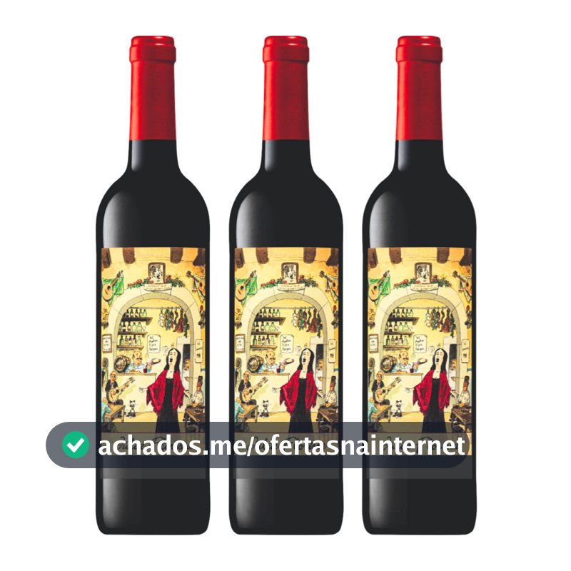 Kit 3x Vinho Português Tinto Julia Florista 750ml