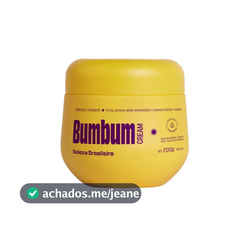 Bumbum Cream 200g - Creme Corporal - Beleza Brasileira 100% Original