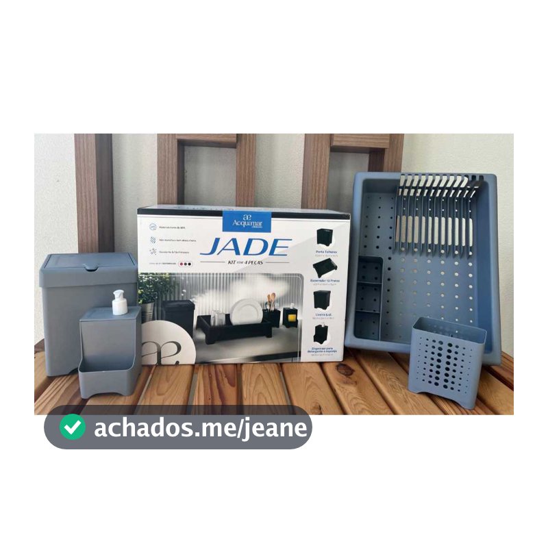 Kit Organizador Pia REFORÇADO 4 Itens Escorredor Louça + Lixeira + Porta Talher + Dispenser Para Detergente e Esponja
