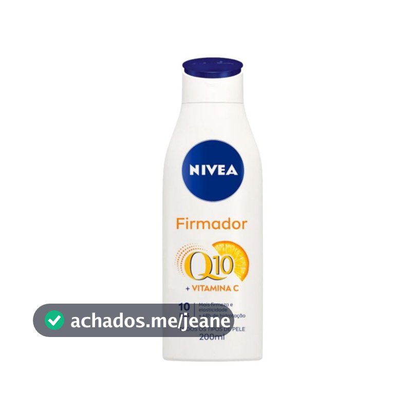 NIVEA Loção Hidratante Firmador Q10 + Vitamina C Todos os Tipos de Pele