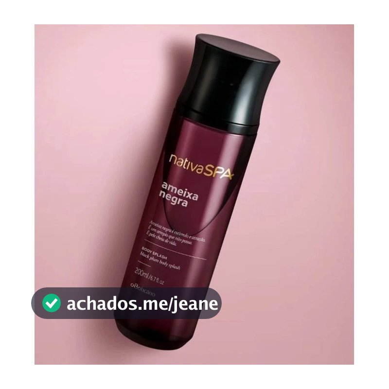 Body splash ameixa negra nativa spa spa