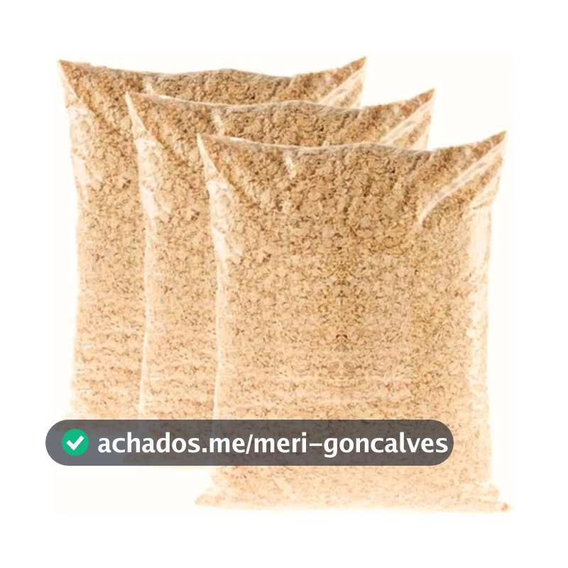 5KG Serragens Prensadas Para Hamster Roedores Aves e Compostagem 1 a 5KG
