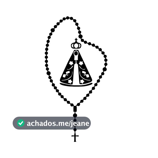 Adesivo Religioso Nossa Senhora Aparecida Automotivo 14x7cm Vinil