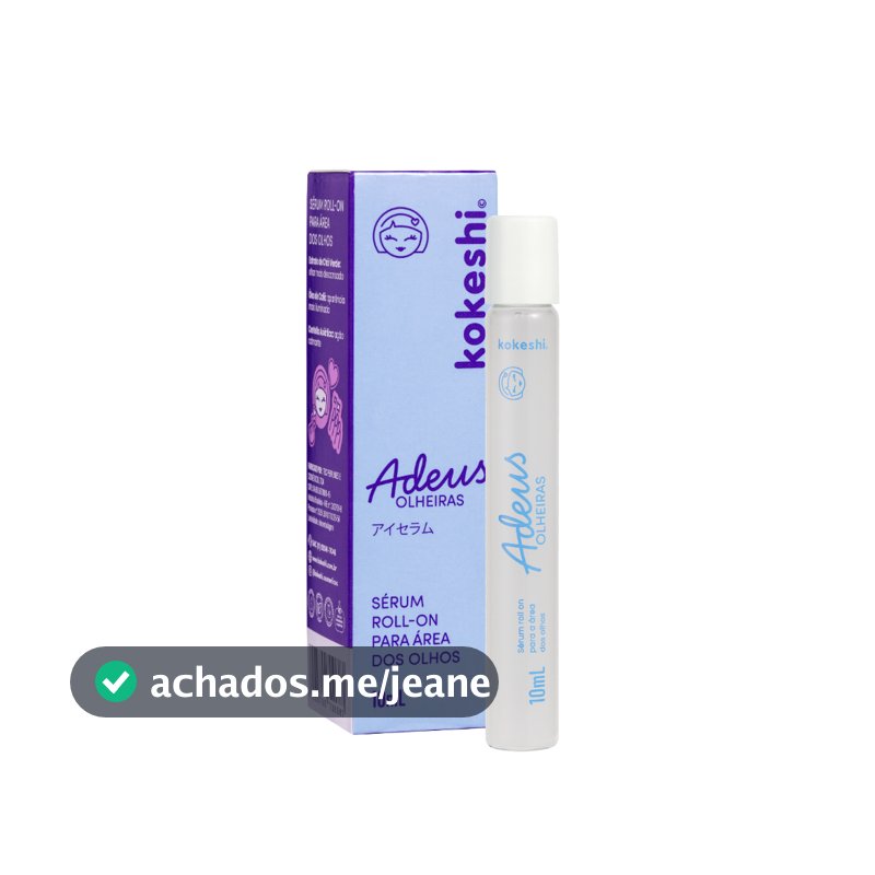 Sérum Roll-On Área dos Olhos Adeus Olheiras 10ml Kokeshi