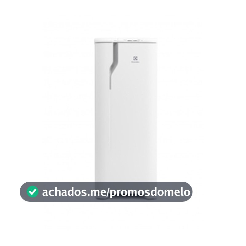 Geladeira Electrolux 240L RE31 Porta Branca Degelo Fácil