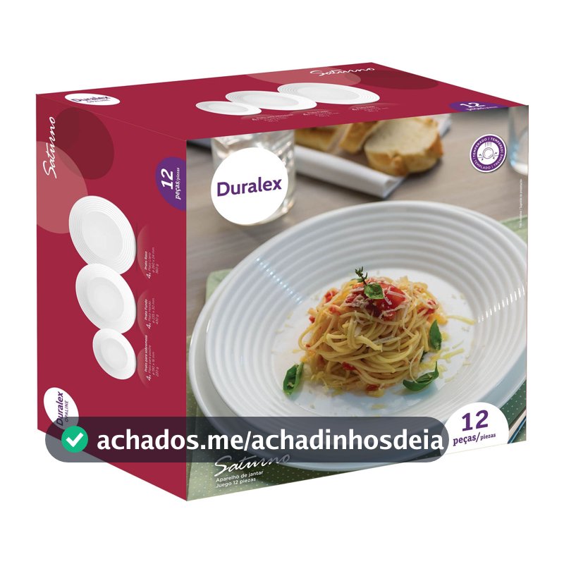Aparelho de Jantar 12 Peças Duralex Saturno
